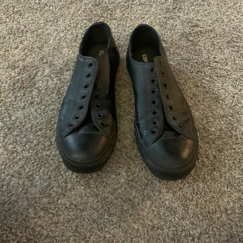 Leather Converse All Stars